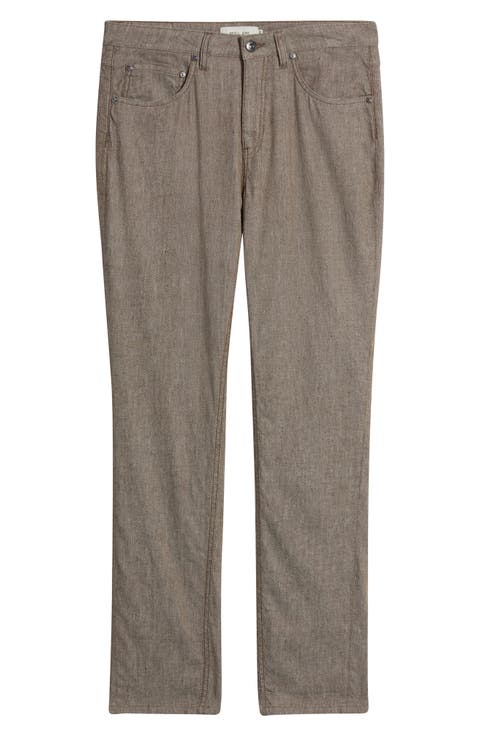 Straight Leg Five Pocket Pants