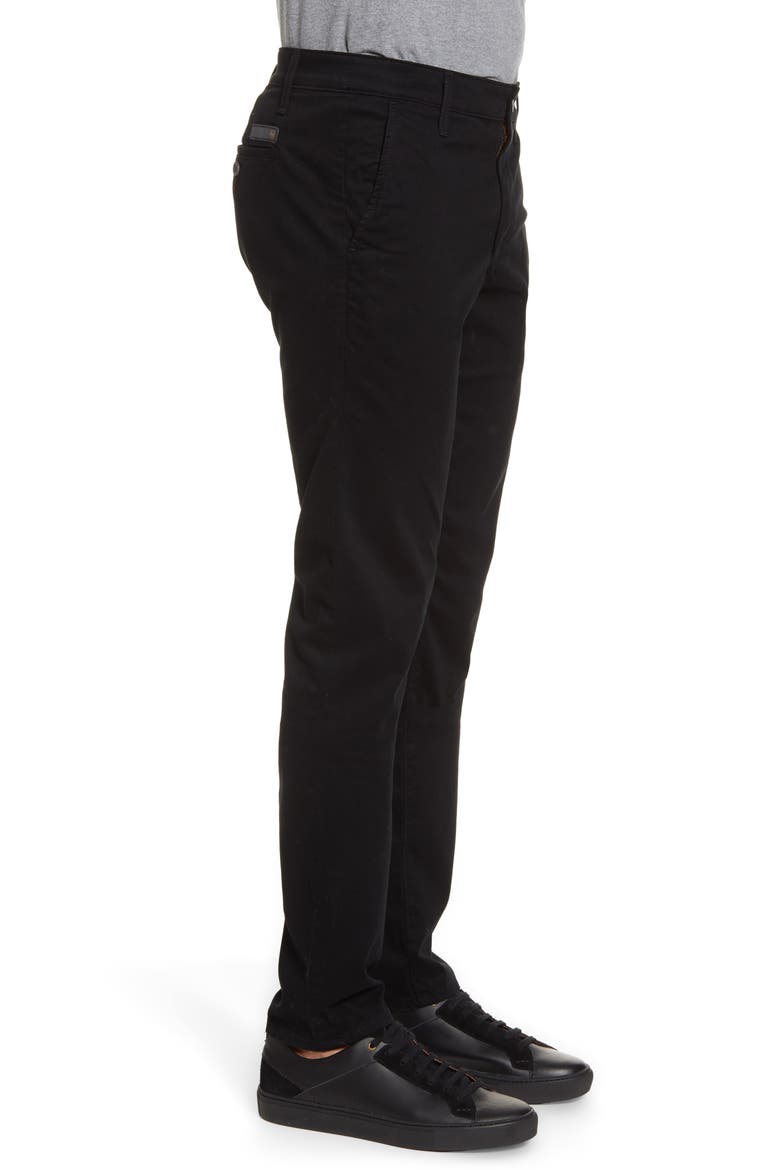 Jamison Slim Straight Leg Pants, Alternate, color, SUPER BLACK