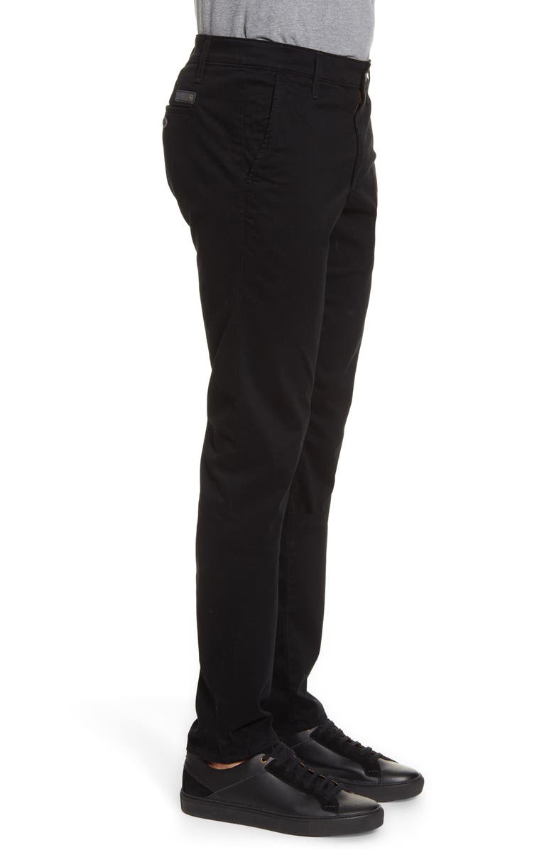 AG Jamison Slim Straight Leg Pants, Alternate, color, Super Black