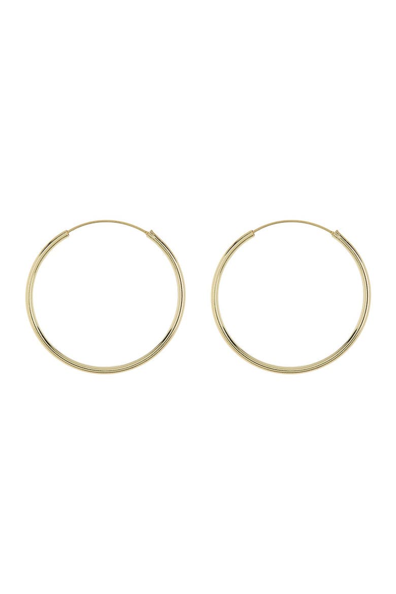 Endless Hoop Earrings, Main, color, GOLD