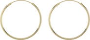 Argento Vivo Sterling Silver Endless Hoop Earrings