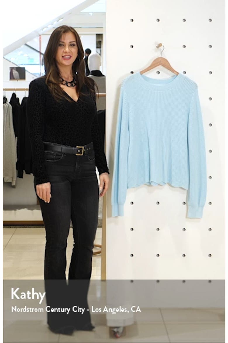 Scallop Hem Sweater video