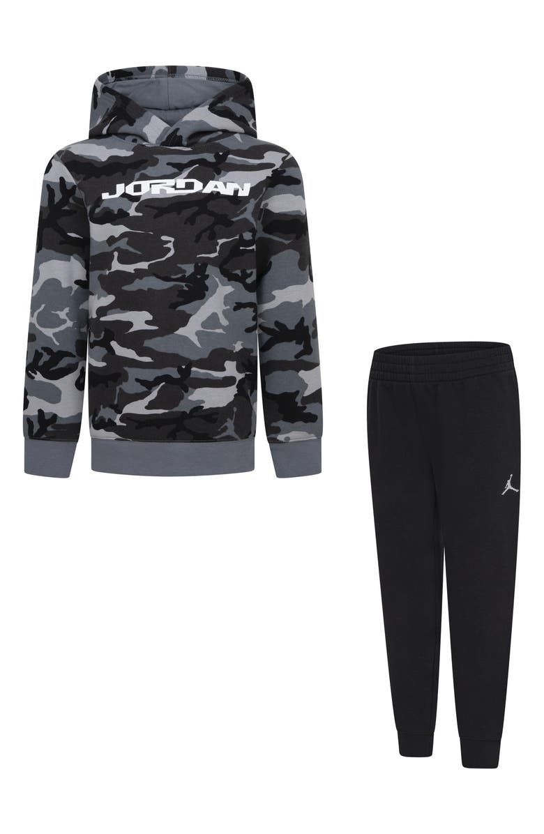 Jordan Kids' Camo Hoodie & Joggers Set, Main, color,