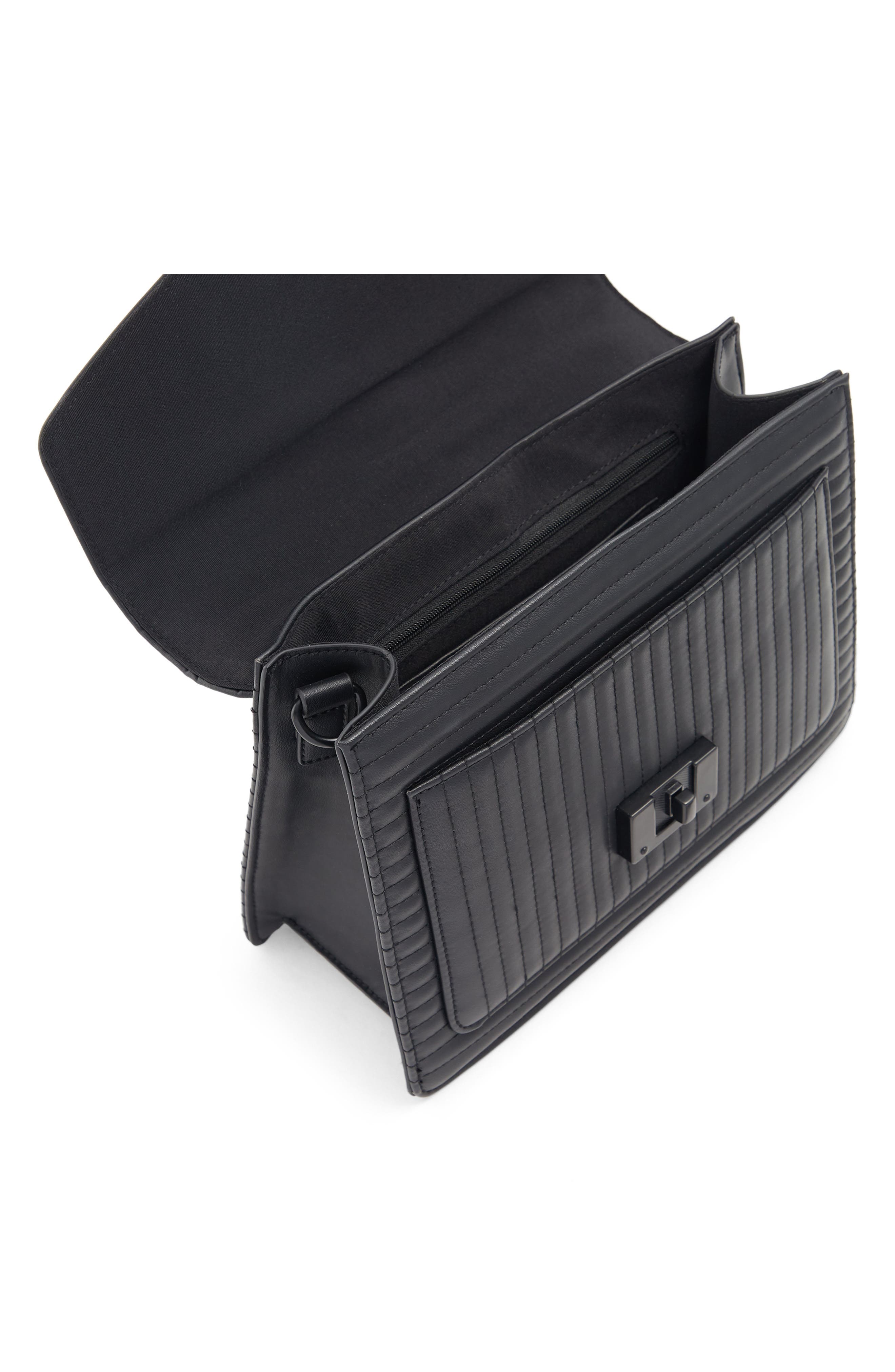 ALDO Jerilini Channel Quilted Satchel, Alternate, color, 