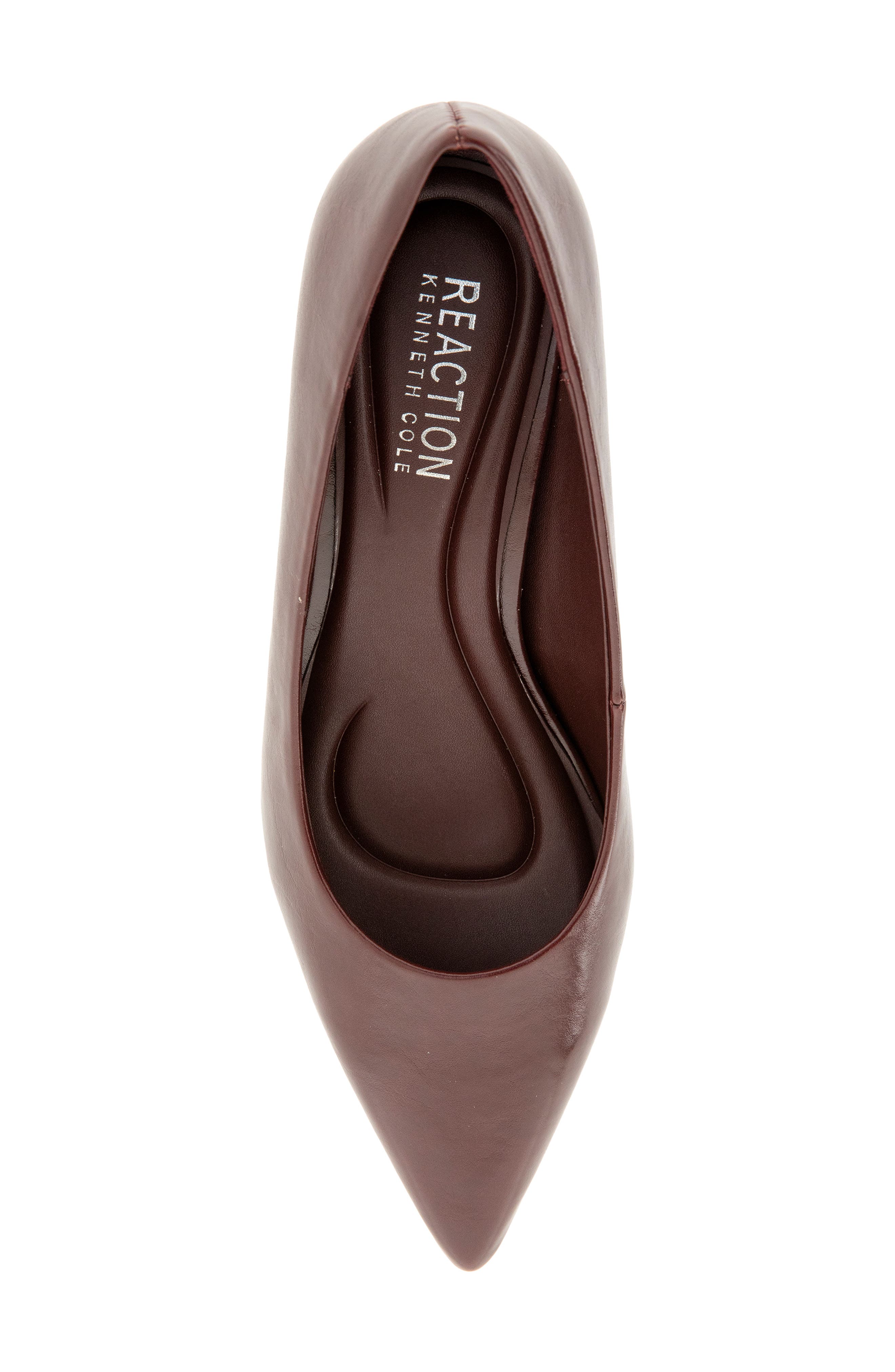 Marist Faux Leather Pump, Alternate, color, MAHOGANY