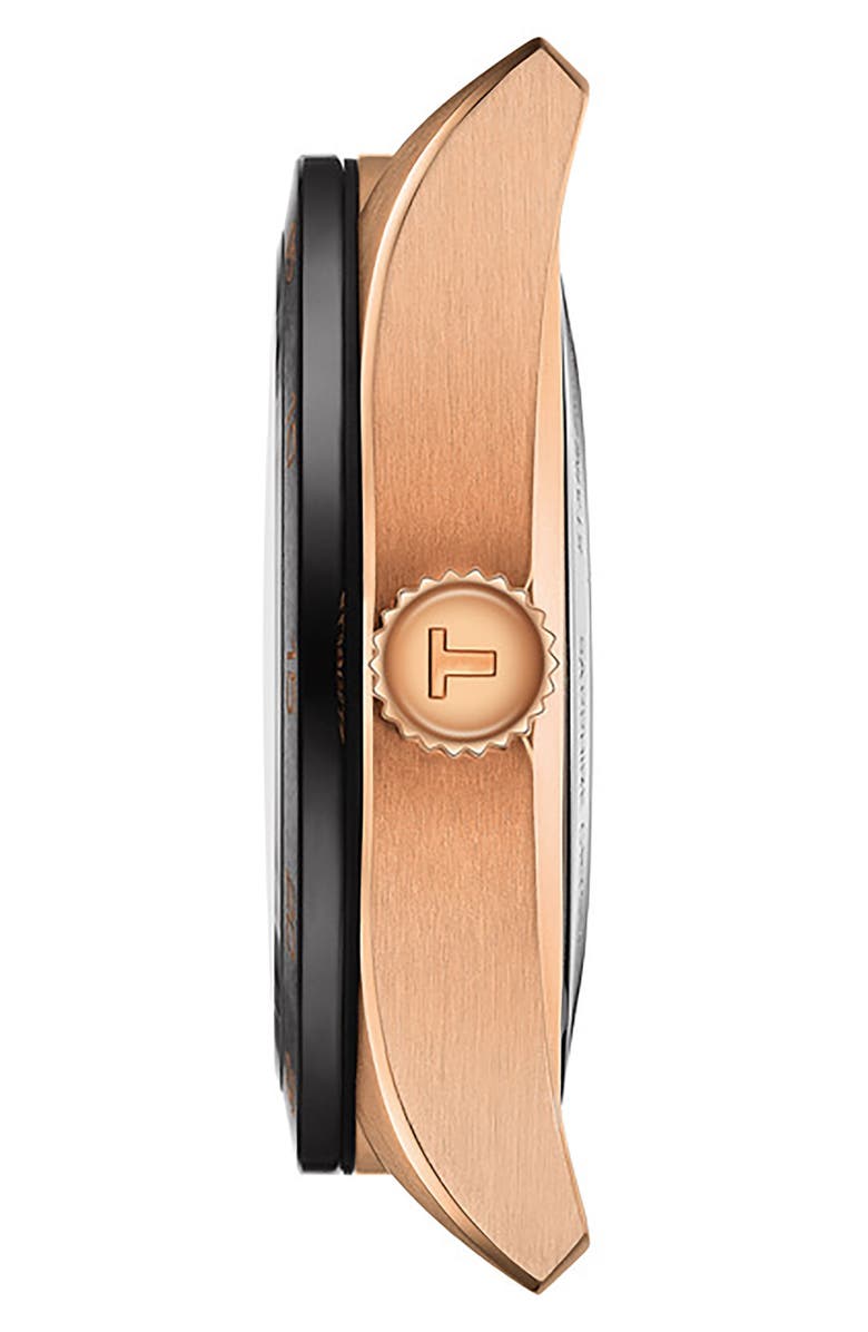 Tissot PRS 516 Leather Powermatic Leather Strap Watch, 42mm, Alternate, color,