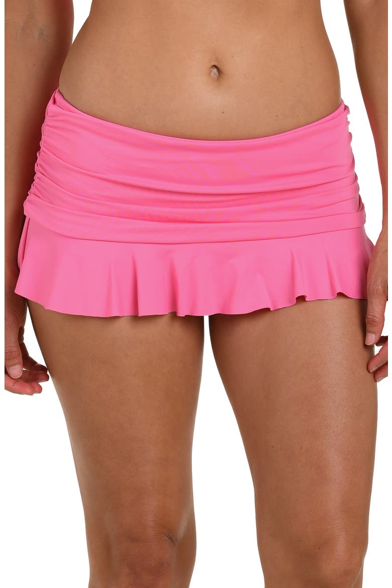 Skirted Bikini Bottoms, Main, color, ROSE PINK