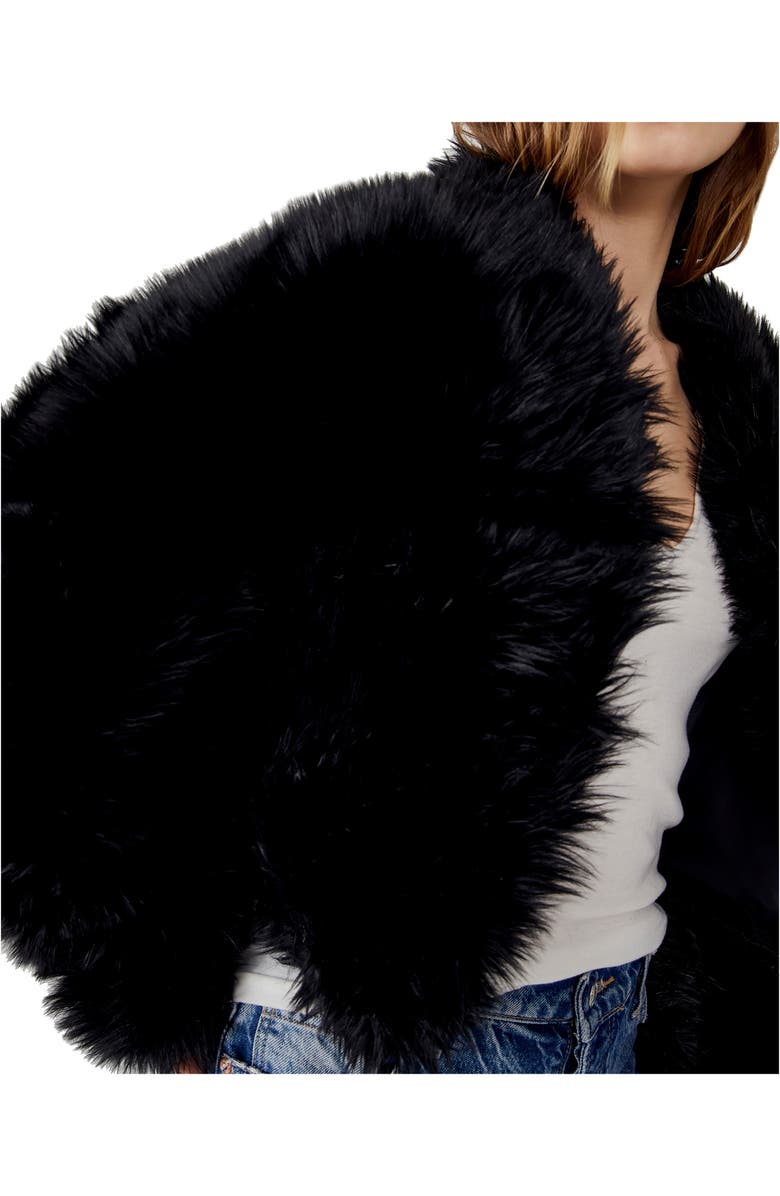Free People All Night Faux Fur Jacket, Alternate, color,