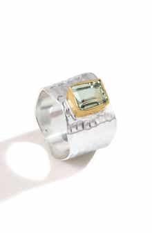 Amethyst Silver Plated Ring