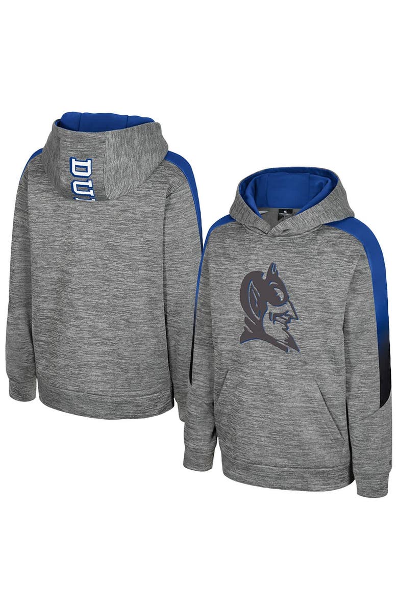 COLOSSEUM Youth Colosseum Gray Duke Blue Devils The Gang Hoodie, Main, color, Gray