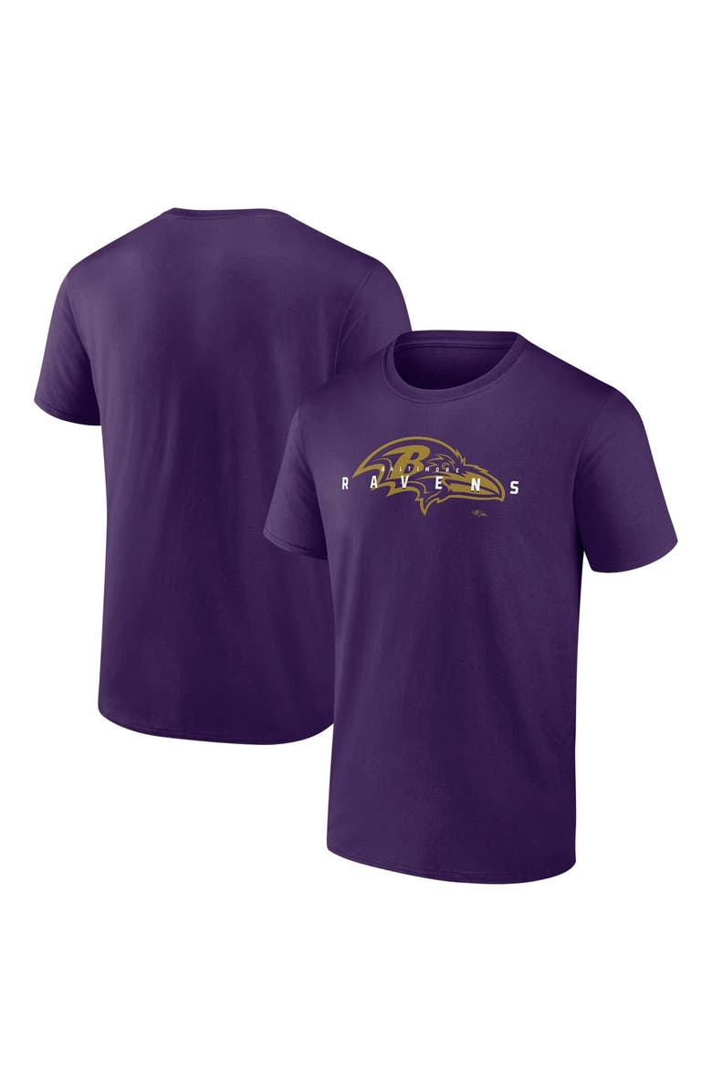 FANATICS Men's Fanatics Purple Baltimore Ravens Coordinate T-Shirt, Main, color, 