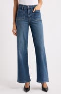 FRAME Le Pixie Slim Palazzo Pocket High Waist Wide Leg Jeans