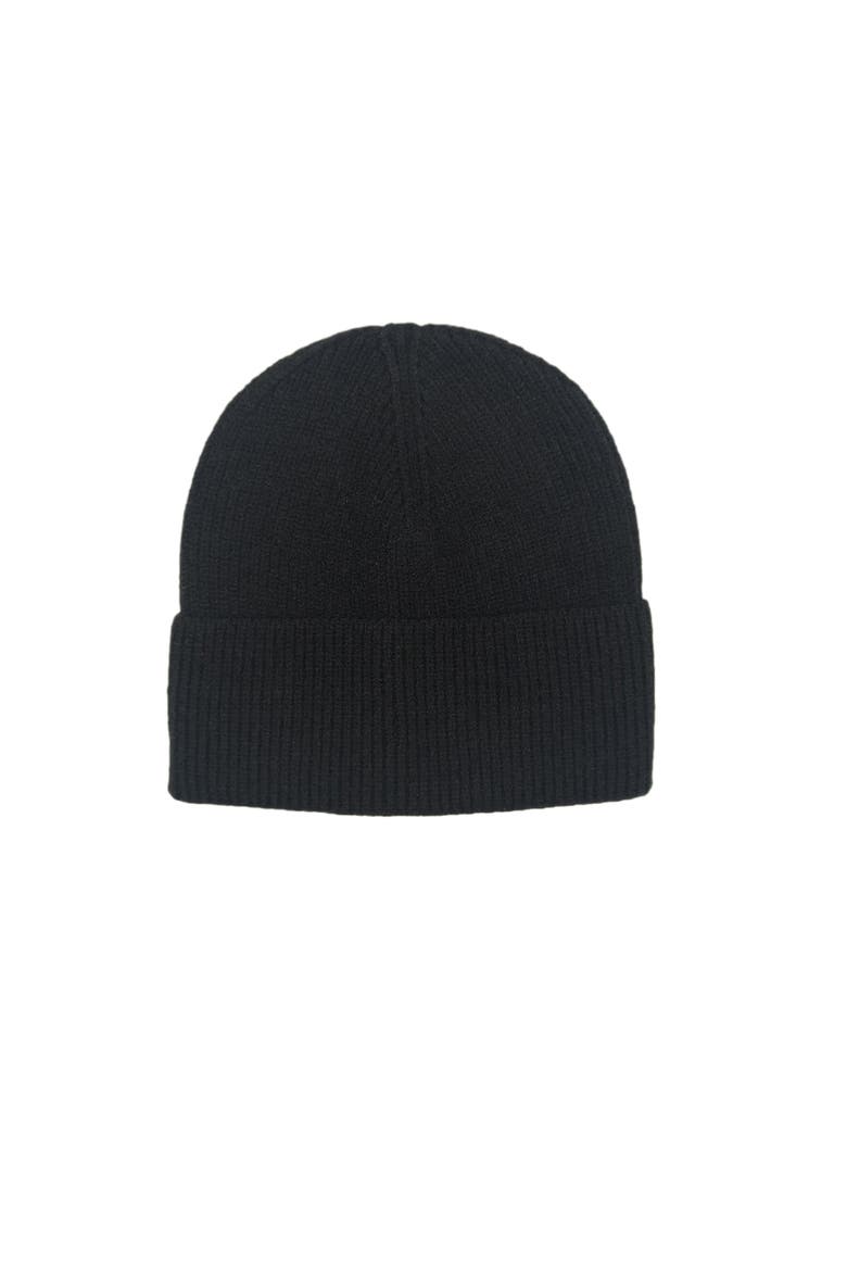 Cashmere Beanie, Main, color, black