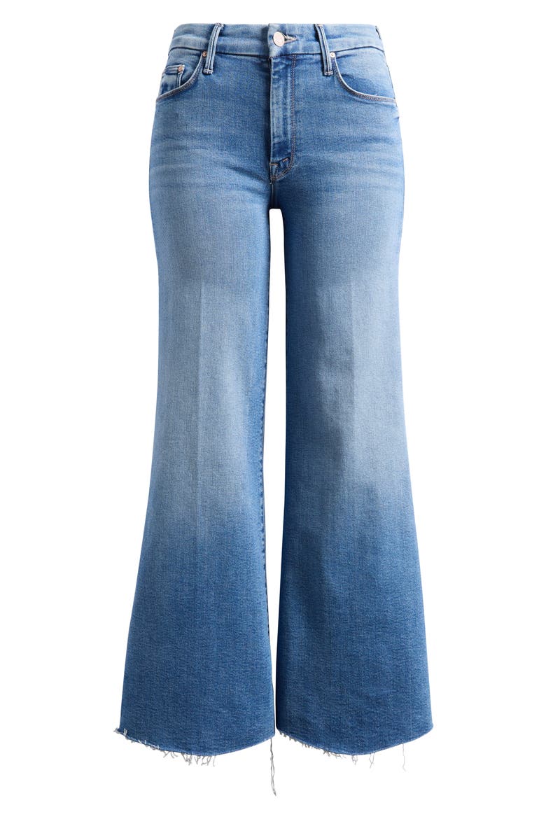 Lil' Roller Frayed Wide Leg Jeans, Alternate, color, FAN FAVORITE