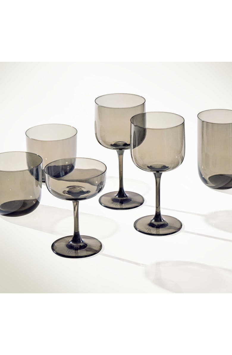 Villeroy & Boch Like Smoke Highball / Tumbler Pair, Alternate, color, Grey