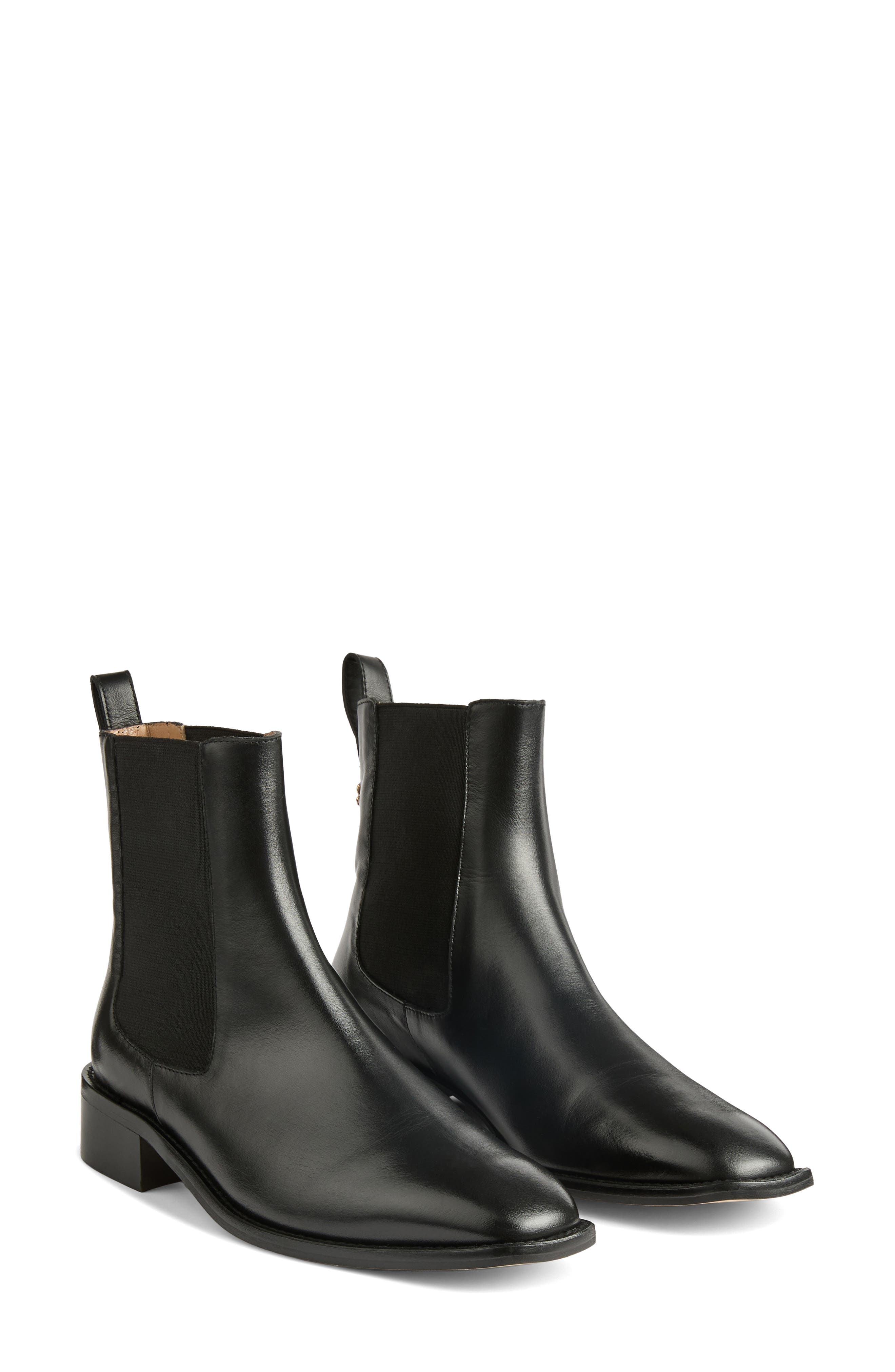 LK Bennett Hattie Chelsea Bootie, Main, color, Black