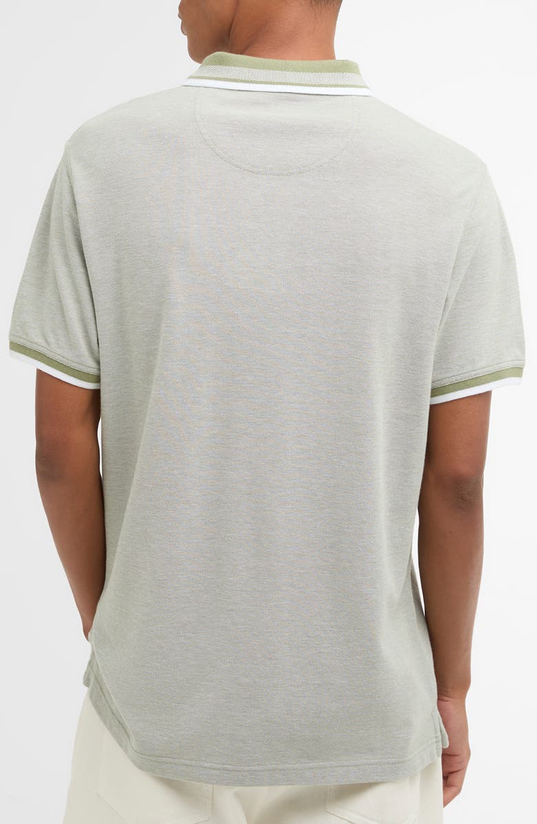 Barbour Castleford Tailored Fit Cotton Piqué Polo, Alternate, color, Laurel Green