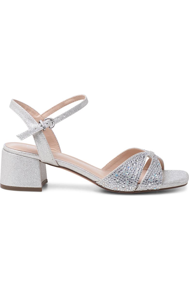 Paradox London Pink Marquise Embellished Ankle Strap Sandal, Alternate, color,