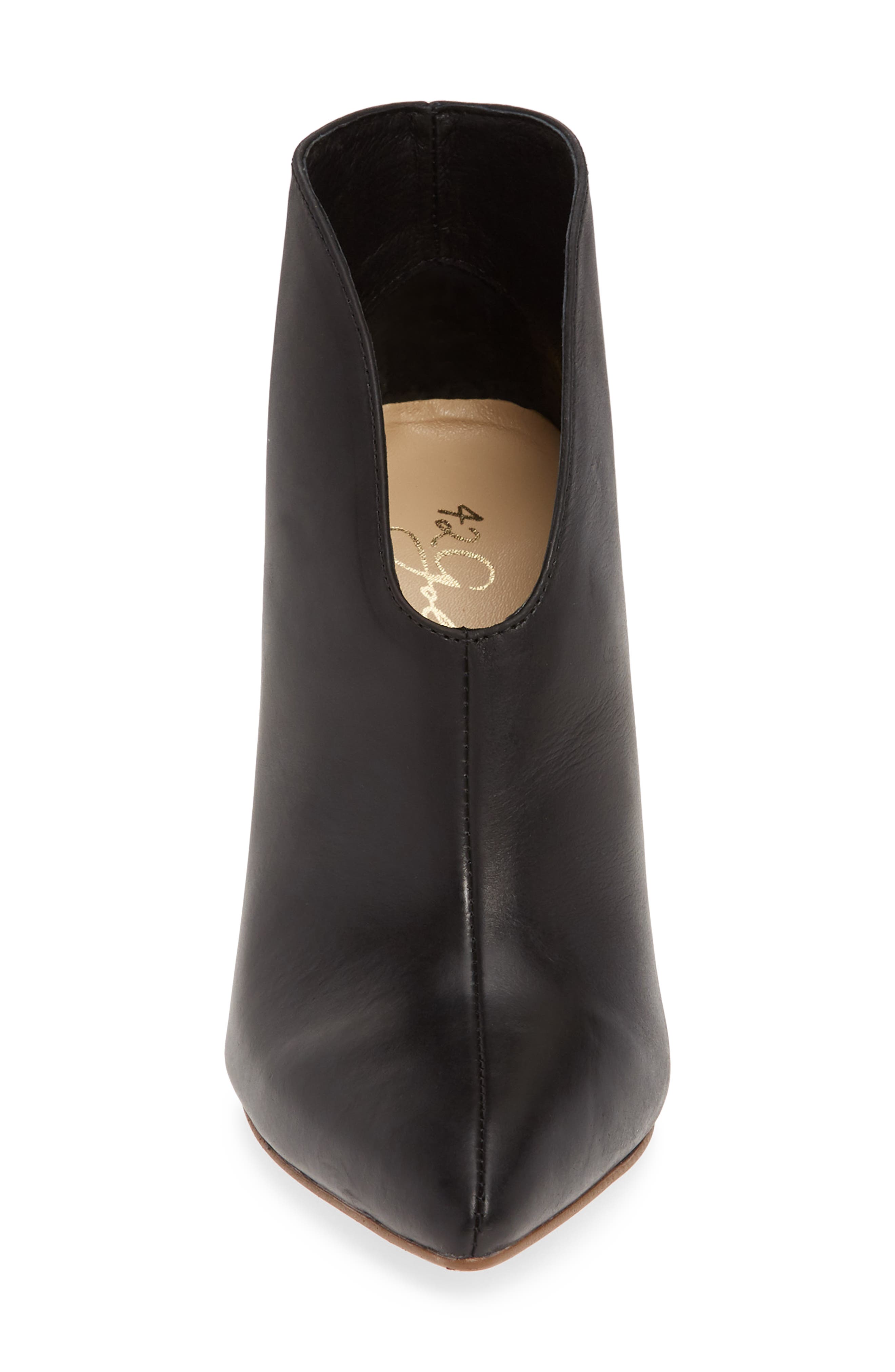 Kisses Bootie, Alternate, color, BLACK LEATHER