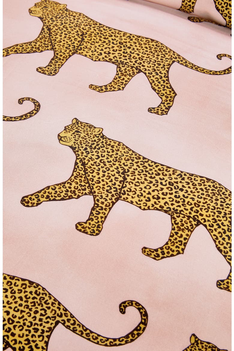 Catwalk Leopard Comforter & Sham Set, Alternate, color, BLUSH