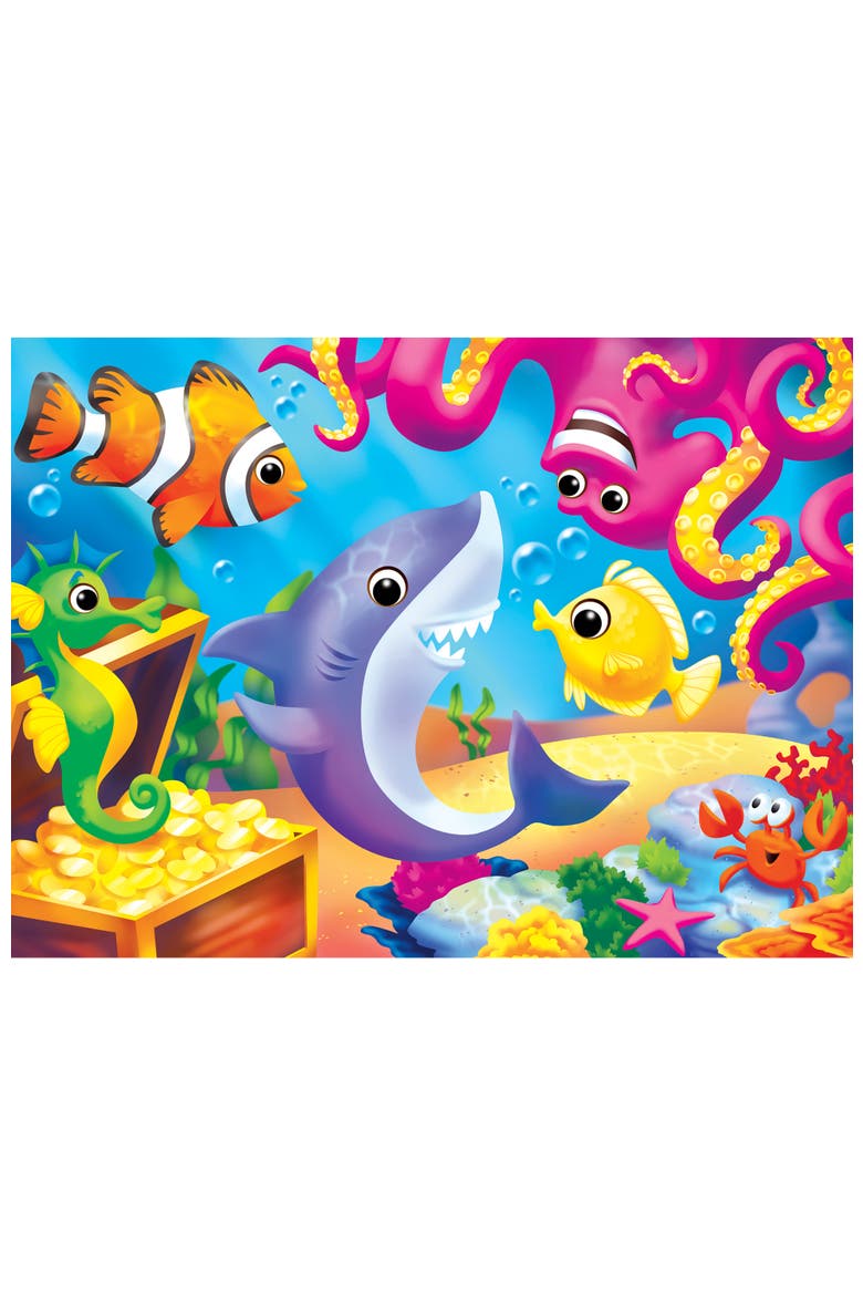 Googly Eyes Shark & Friends 48pc Puzzle, Alternate, color, Multicolor