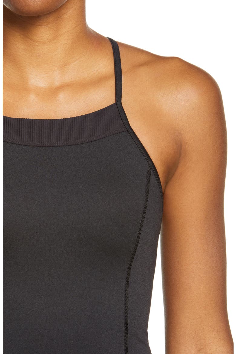Free People FP Movement Looking Heavenly Tank, Alternate, color, BLACK