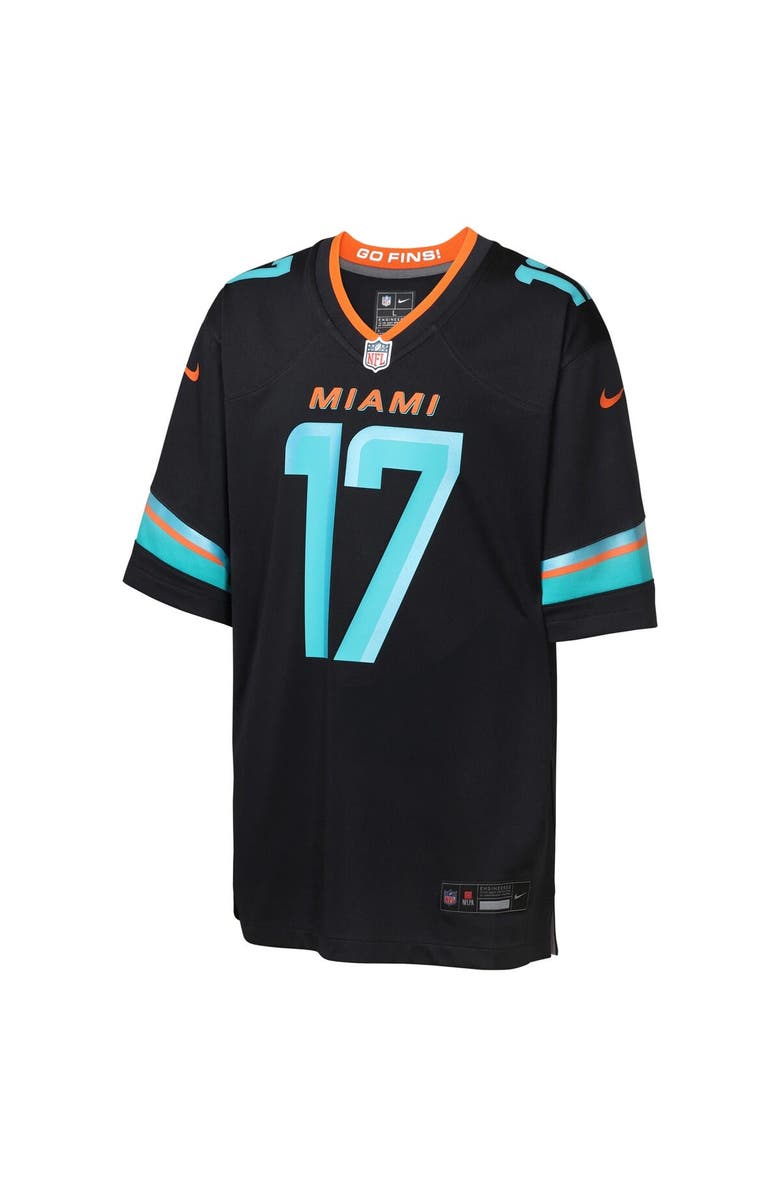 Nike Youth Nike Jaylen Waddle Pitch Blue Miami Dolphins 2025 Rivalries Collection Game Jersey, Alternate, color, Navy