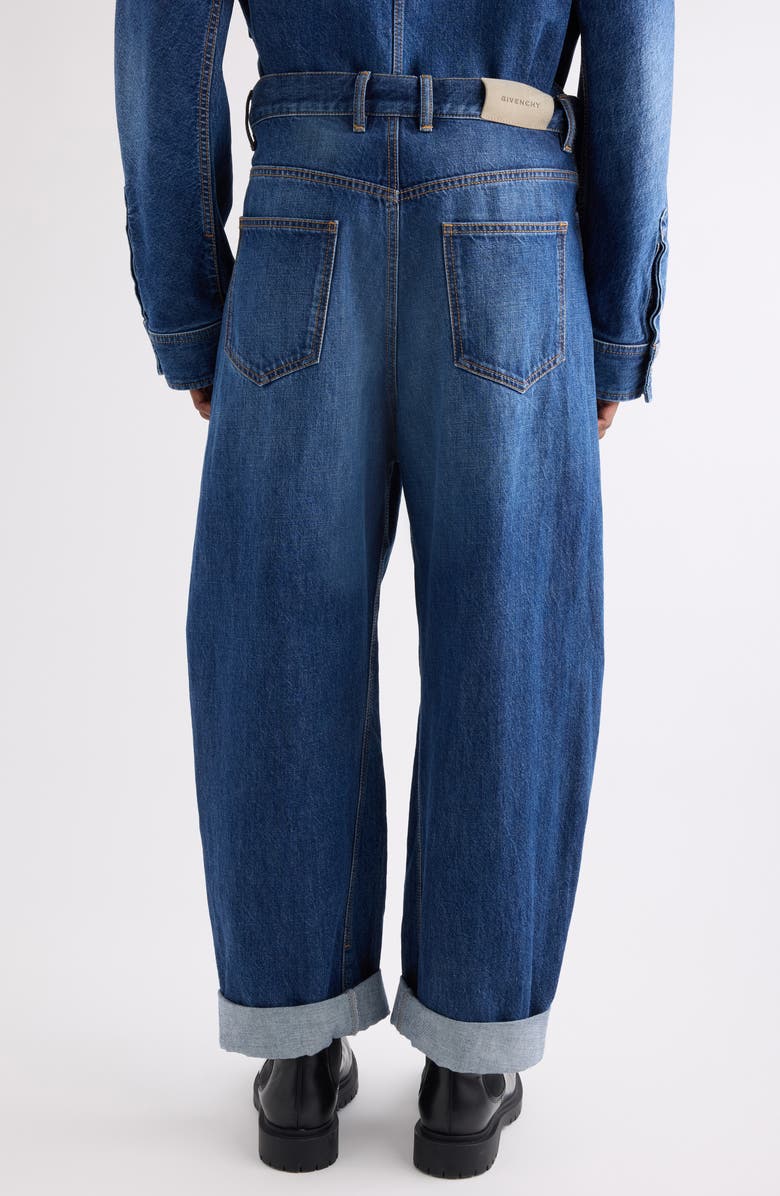 Givenchy Twisted Seam Jeans, Alternate, color, Dark Blue