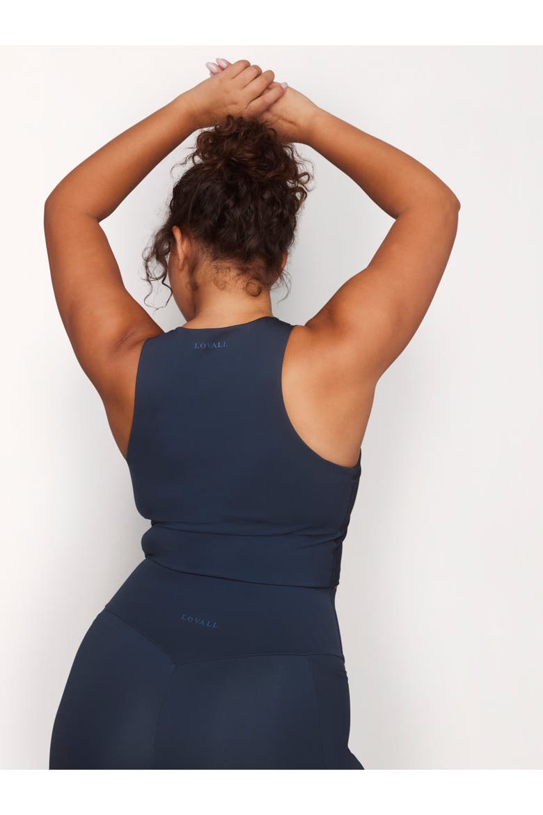 Empower Top, Alternate, color, Vintage Navy