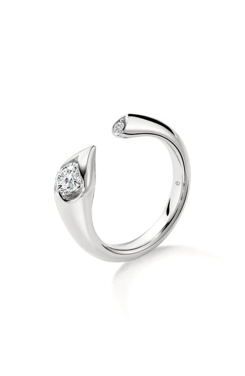 Lu Droplet Open Ring