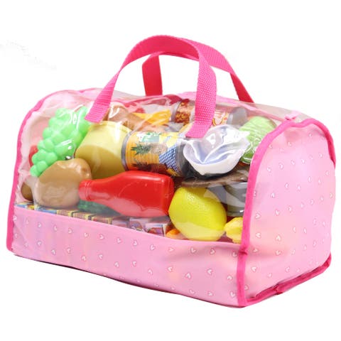 Dream Collection, Pretend Food Set with Carry Bag, 120 Pieces