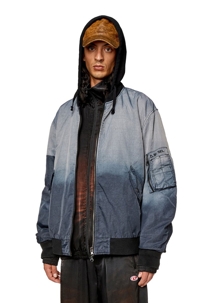 DIESEL<sup>®</sup> Common Hooded Nylon Jacket, Alternate, color,
