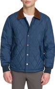 Dockers® Quilted Water Resistant Corduroy Collar Bomber