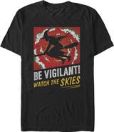 Wicked: For Good Mens Wicked For Good Elphaba Watch the Skies T Shirt