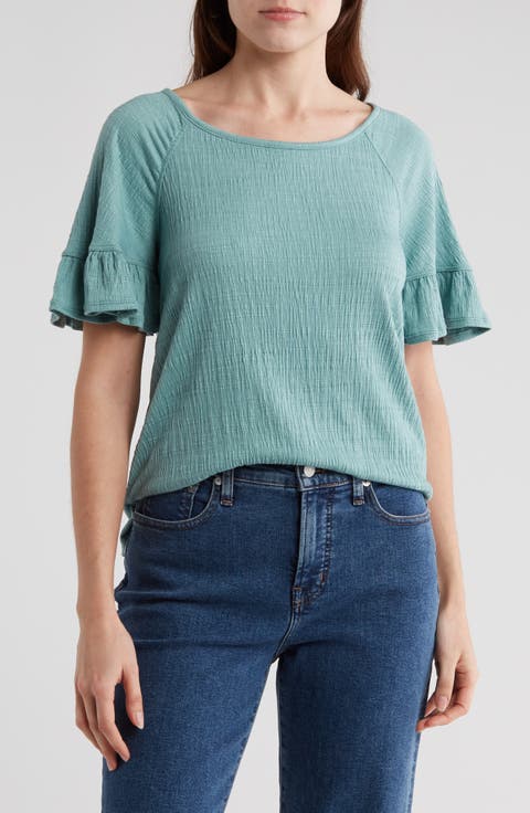Flutter Texture Knit T-Shirt