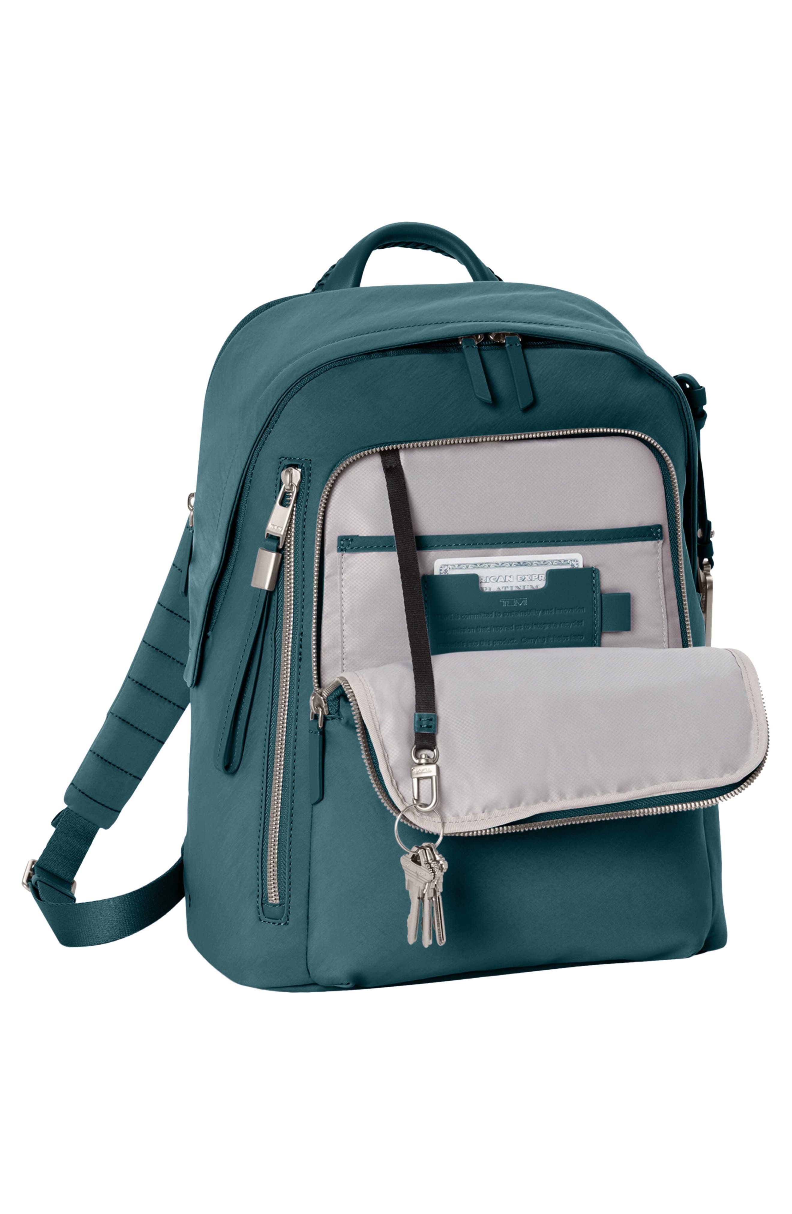 TUMI Voyageur Halsey Backpack, Alternate, color, Lagoon
