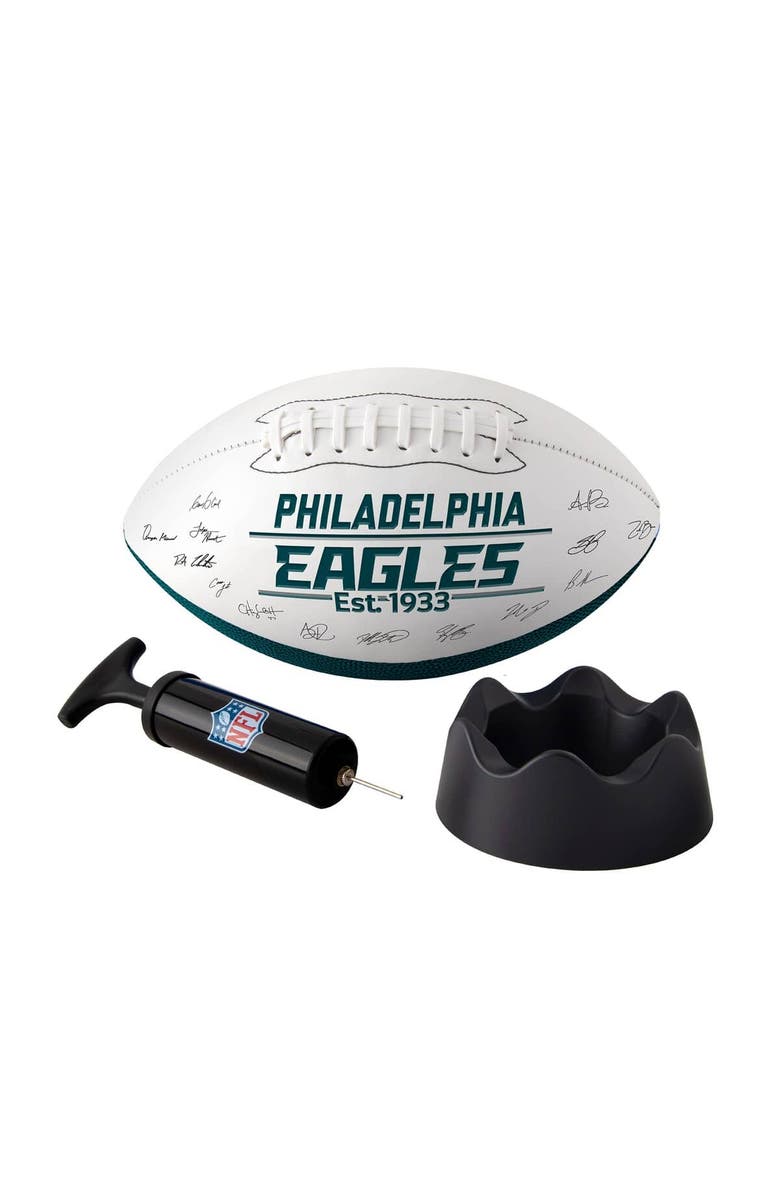 LOGO BRANDS Philadelphia Eagles 2025 Autograph Signature Football, Alternate, color, Green