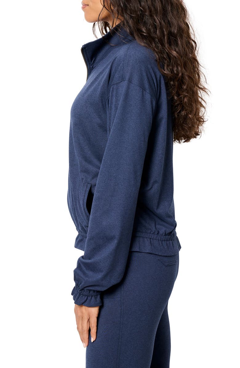 NZ ACTIVE by NIC+ZOE Brushed Flow Zip Jacket, Alternate, color, 