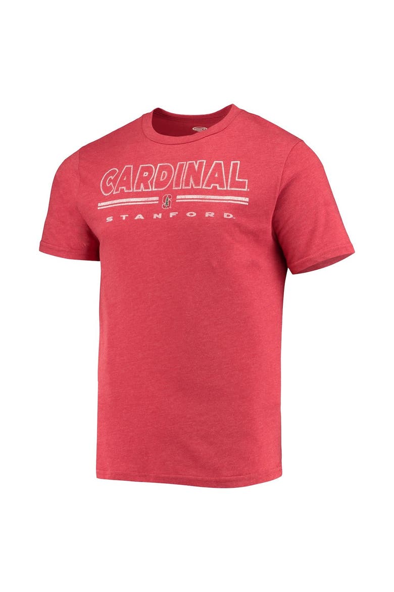 Men's Concepts Sport Heathered Charcoal/Cardinal Stanford Cardinal Meter T-Shirt & Pants Sleep Set, Alternate, color, Heather Charcoal