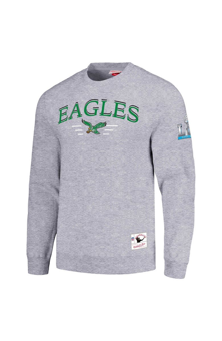 Mitchell & Ness Men's Mitchell & Ness  Gray Philadelphia Eagles Rings 2.0 Pullover Sweatshirt, Alternate, color, Gray