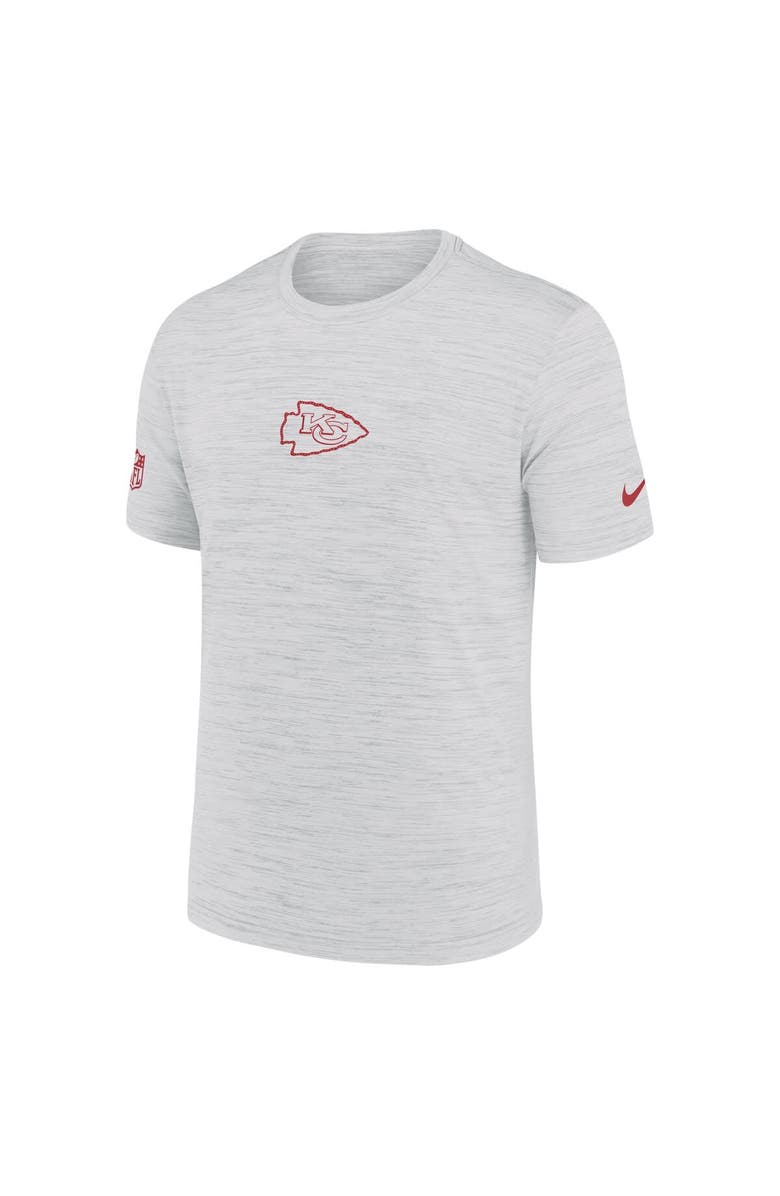 Nike Men's Nike Ash Kansas City Chiefs Sideline Velocity Performance T-Shirt, Alternate, color, Ash