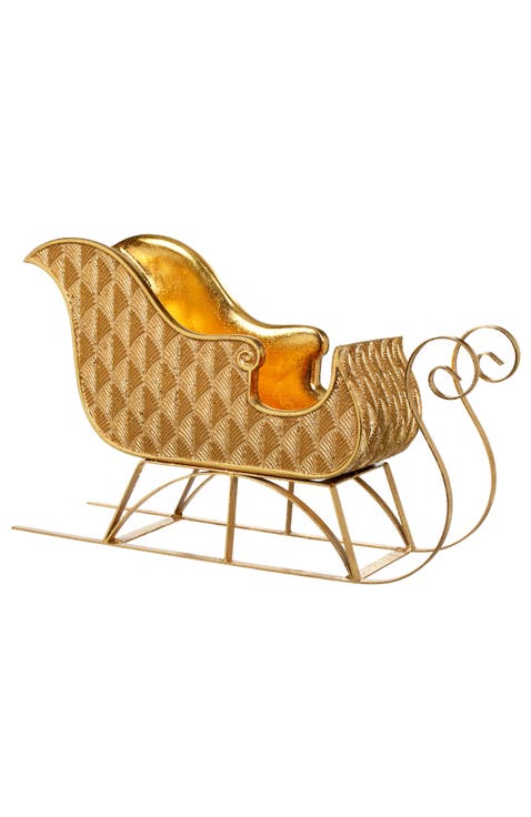 Art Deco Sleigh Decor