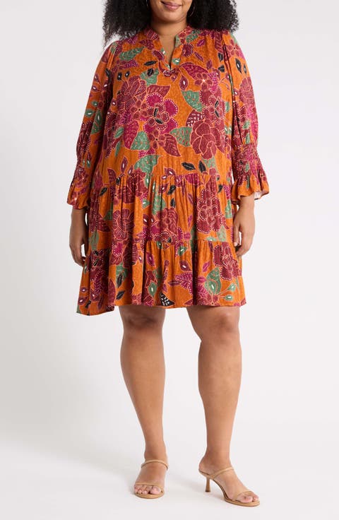 Marven Floral Shift Minidress