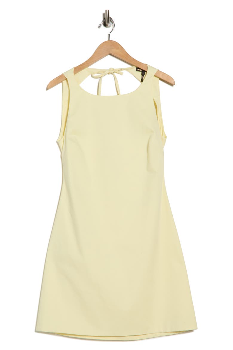 Ridroit Sleeveless Minidress, Main, color, JAUNE