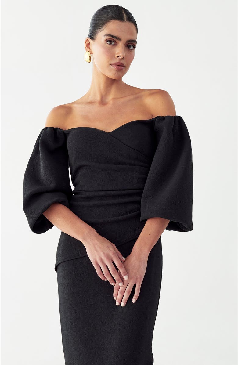 BWLDR Jessamy Dress, Alternate, color, Black