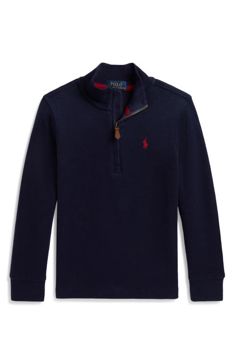 Kids' Estate Rib Knit Partial Zip Sweater