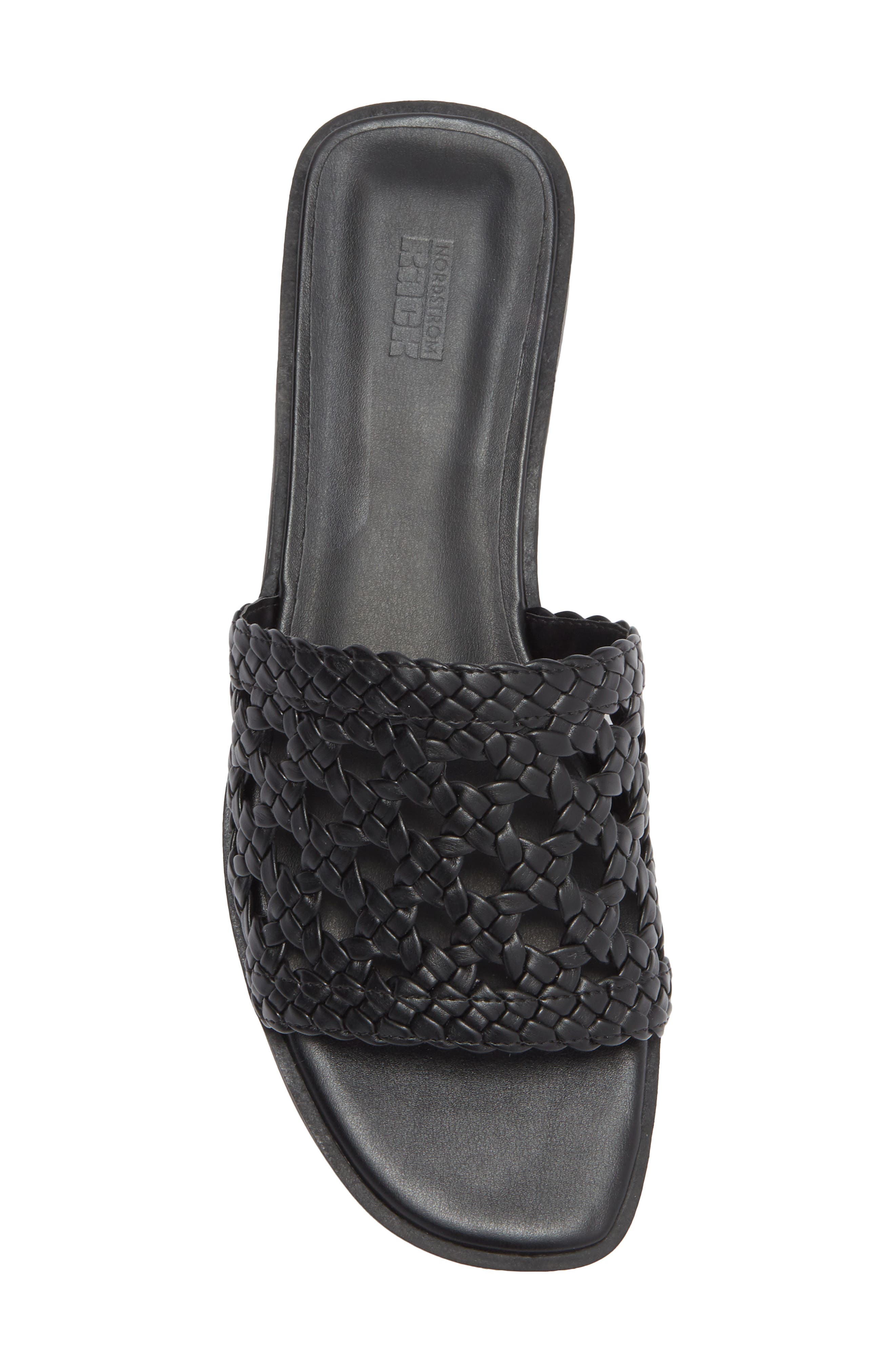 NORDSTROM RACK Sheriee Sandal, Alternate, color, Black