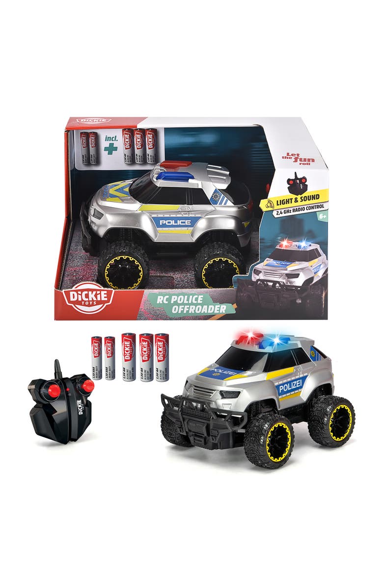Dickie Toys HK Ltd RC Police Offroader, Alternate, color, Multicolored