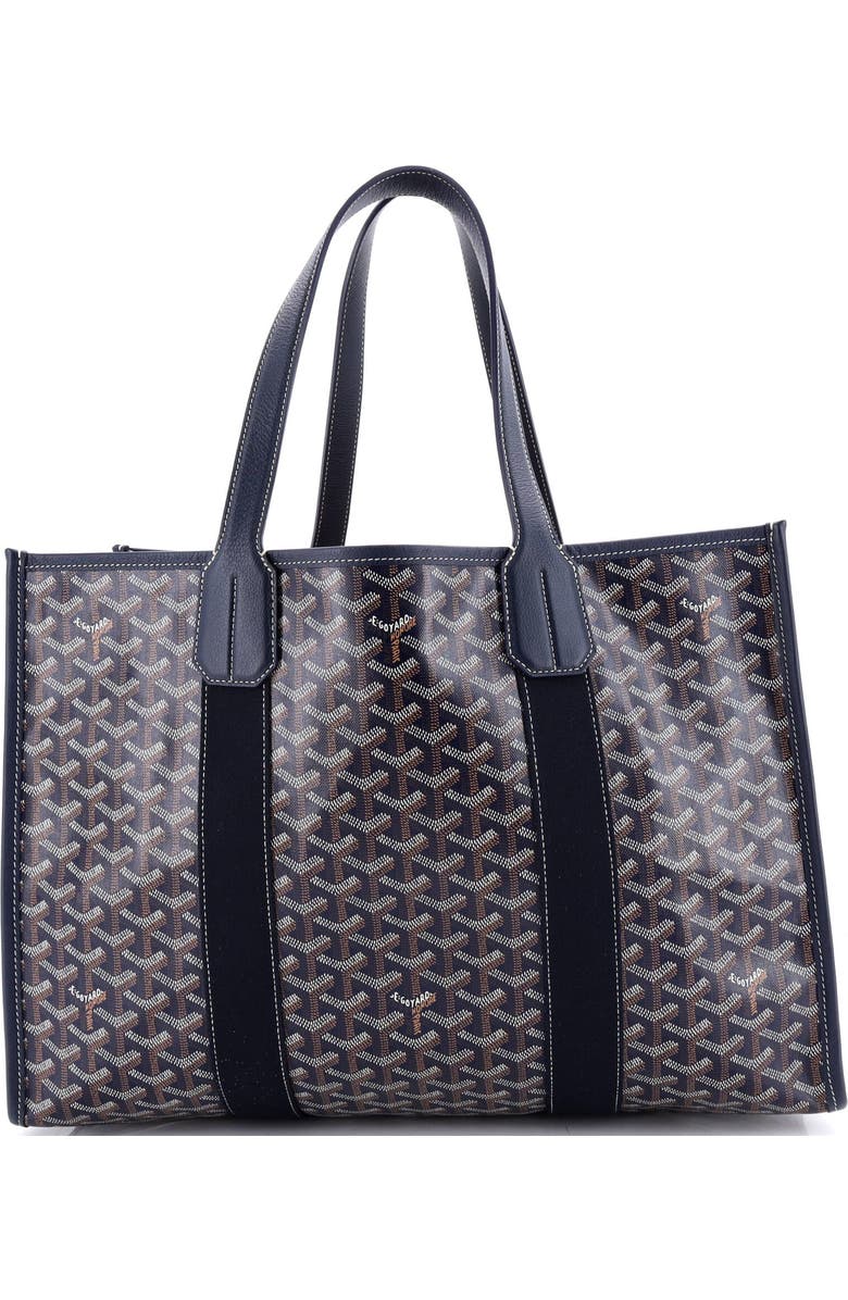 Pre-Owned Goyard Villette Tote Printed Coated Canvas MM, Alternate, color, Blue