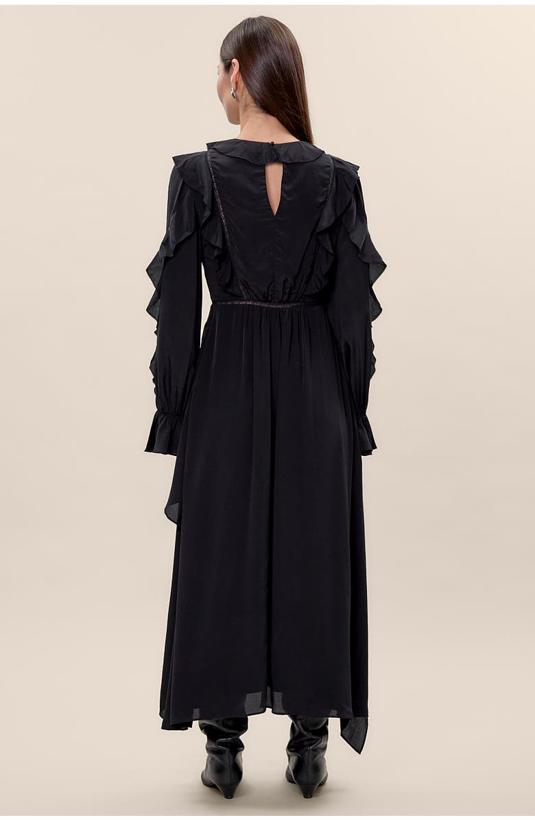 Rebecca Taylor Lillith Dress, Alternate, color, Black